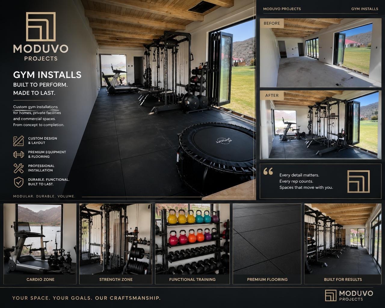 Moduvo Projects - Gym Installs & Safety Surfacing